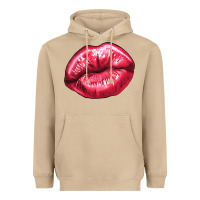 Mushroom Lip mark Valentine's Day Heavyweight Hoodie - HowdyJamesFarm