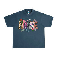 Midnight Navy nurse Urban Heavy Tee - NancyCooperArtShop
