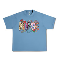 Pebble Blue nurse Urban Heavy Tee - NancyCooperArtShop