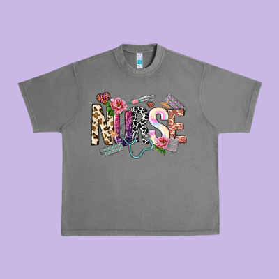 Nurse Urban Heavy Tee Designed By Nancycooperartshop