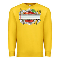 Lemon floral teacher custom name Premium Sweatshirt - CowGirlArtShop