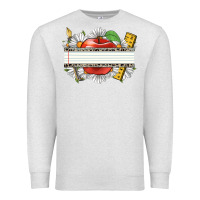 Oatmeal Heather floral teacher custom name Premium Sweatshirt - CowGirlArtShop