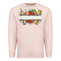 Pale Pink floral teacher custom name Premium Sweatshirt - CowGirlArtShop
