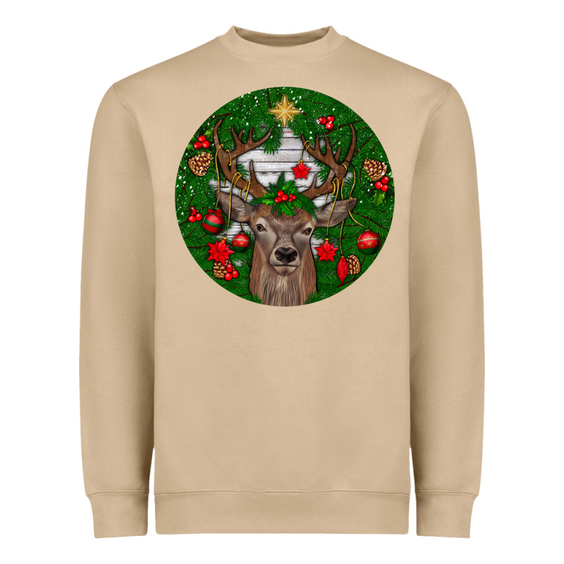 Deer Christmas Heavyweight Sweatshirt by BundleAndBundleShop | Teevron