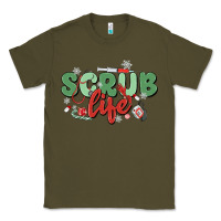 Army Green scrub life Classic Tee - MaliasSmallBusiness