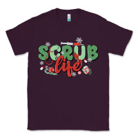 Plum scrub life Classic Tee - MaliasSmallBusiness
