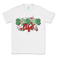 White scrub life Classic Tee - MaliasSmallBusiness