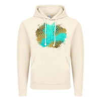 Vintage Artic turquoise leopard patch Vintage Hoodie - Jasminsmagicworld