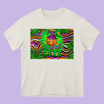 Wicked Cute Kids Heavy Core Tee Designed By Artiststas