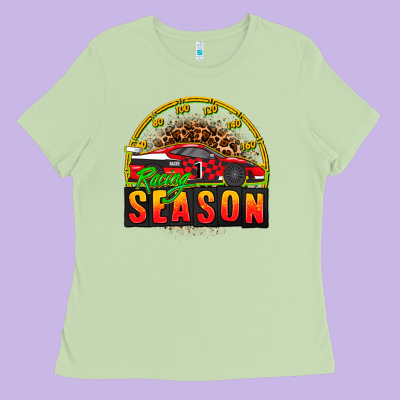 Racing Season Sport Car Ladies Tee Designed By Adodesignshop