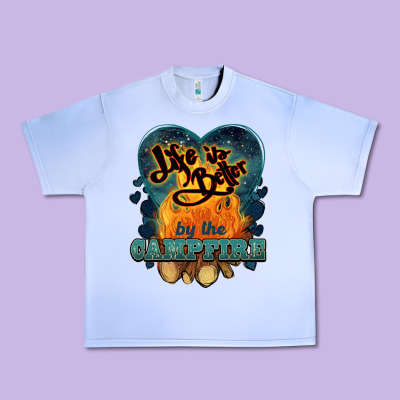 Life Is Better By The Campfire Urban Heavy Tee Designed By Nancycooperartshop