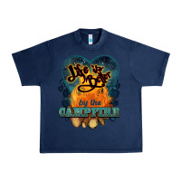 Navy life is better by the campfire Urban Heavy Tee - NancyCooperArtShop