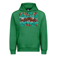 Emerald cowhide gemstone leather background Urban Hoodie - FaDigitalArtStudio