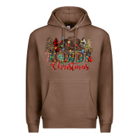 Chestnut howdy christmas Premium Hoodie - CowGirlArtShop