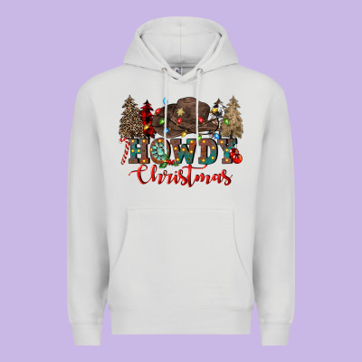 Howdy Christmas Premium Hoodie Designed By Cowgirlartshop