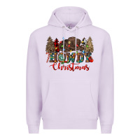 Lilac howdy christmas Premium Hoodie - CowGirlArtShop
