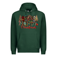 Sports Green howdy christmas Premium Hoodie - CowGirlArtShop