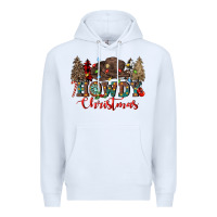 White howdy christmas Premium Hoodie - CowGirlArtShop