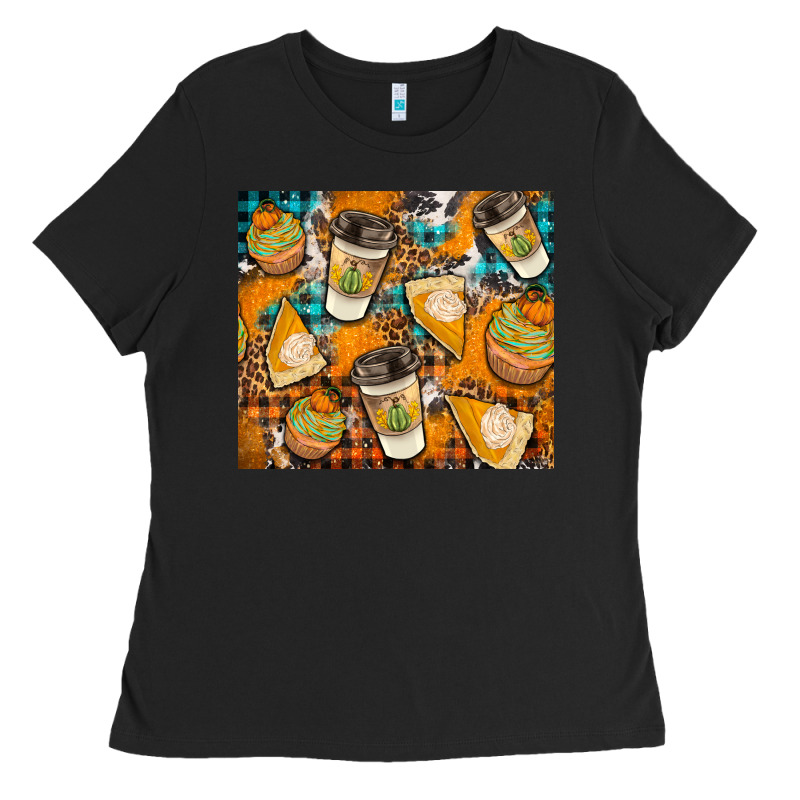 Autumun Distressed Tumbler Ladies Tee by BundleAndBundleShop | Teevron