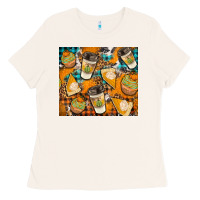 Bone autumun distressed tumbler Ladies Tee - BundleAndBundleShop