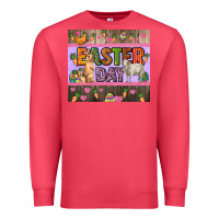Cardinal Easter day farm animals tumbler Premium Sweatshirt - HowdyJamesFarm