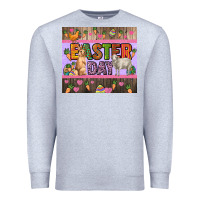 Heather Grey Easter day farm animals tumbler Premium Sweatshirt - HowdyJamesFarm