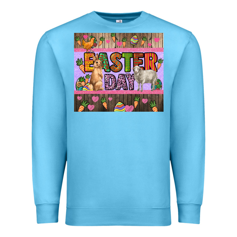 Easter Day Farm Animals Tumbler Premium Sweatshirt by HowdyJamesFarm | Teevron