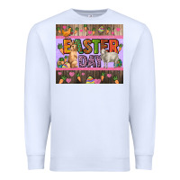White Easter day farm animals tumbler Premium Sweatshirt - HowdyJamesFarm