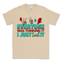 Mushroom everyone was thinking it i just said Classic Tee - NancyCooperArtShop