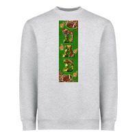 Heather Grey american football dad pen wrap Heavyweight Sweatshirt - BundleAndBundleShop