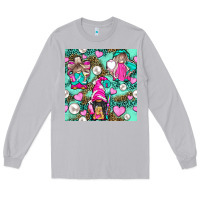 Moon Dust Hairdresser Gnomes With Hearts And Pearls With Leopard Long Sleeve Tee - BundleAndBundleShop