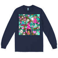 Hairdresser Gnomes With Hearts And Pearls With Leopard Long Sleeve Tee | Teevron