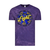 Cloud Purple fight colorectal cancer Vintage Tee - NancyCooperArtShop