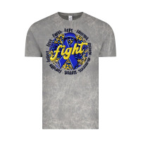 Cloud Rock fight colorectal cancer Vintage Tee - NancyCooperArtShop