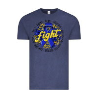 Vintage Denim fight colorectal cancer Vintage Tee - NancyCooperArtShop