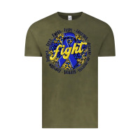 Vintage Olive fight colorectal cancer Vintage Tee - NancyCooperArtShop