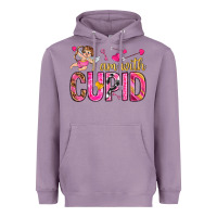 Lavender i am with cupid I am with Cupid Valentine's Day Heavyweight Hoodie - HowdyJamesFarm
