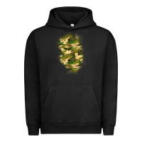 Pigment Black camouflage patch 1 Urban Hoodie - BundleAndBundleShop
