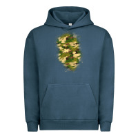 Pigment Midnight Navy camouflage patch 1 Urban Hoodie - BundleAndBundleShop