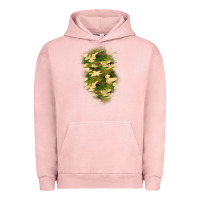 Pigment Salmon camouflage patch 1 Urban Hoodie - BundleAndBundleShop