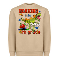 Roaring Into 4th Grade Heavyweight Sweatshirt | Teevron