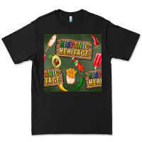 Black hispanic heritage seamless pattern Premium Tee - BundleAndBundleShop