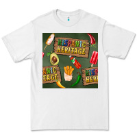 White hispanic heritage seamless pattern Premium Tee - BundleAndBundleShop