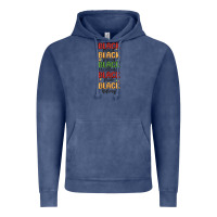 Vintage Denim black history Vintage Hoodie - MaliasSmallBusiness
