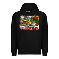 Black i dig christmas Premium Hoodie - CowGirlArtShop