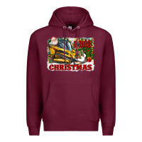 Burgundy i dig christmas Premium Hoodie - CowGirlArtShop