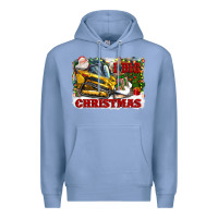 Colony Blue i dig christmas Premium Hoodie - CowGirlArtShop