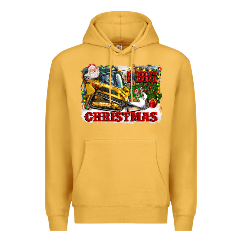 I Dig Christmas Premium Hoodie by CowGirlArtShop | Teevron