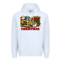 White i dig christmas Premium Hoodie - CowGirlArtShop