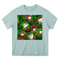 Arona christmas gnomes seamless pattern Heavy Core Tee - BundleAndBundleShop
